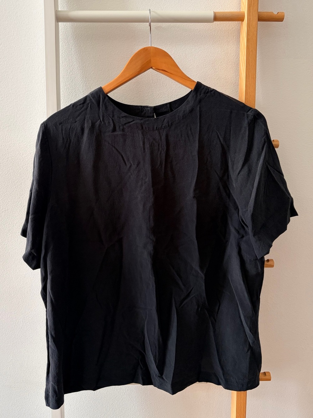 Preston & York Black Short-Sleeve Crew Neck Shirt